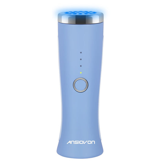 Microcurrent facial machine — ANSIOVON blue light therapy for acne treatment
