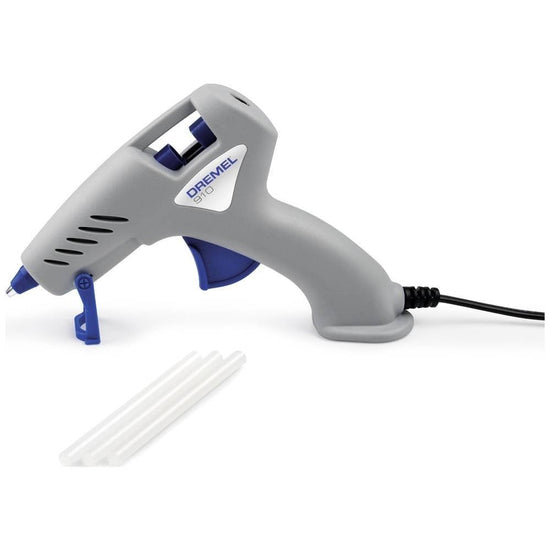 Hot glue gun — Precision tip with three multi-purpose glue sticks