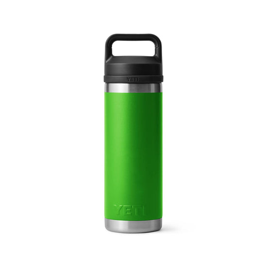 YETI thermos with vacuum insulation and chug cap