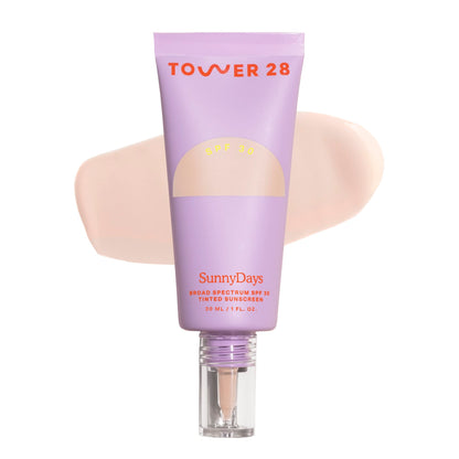 Tower 28 Beauty tinted mineral sunscreen - broad spectrum protection and foundation