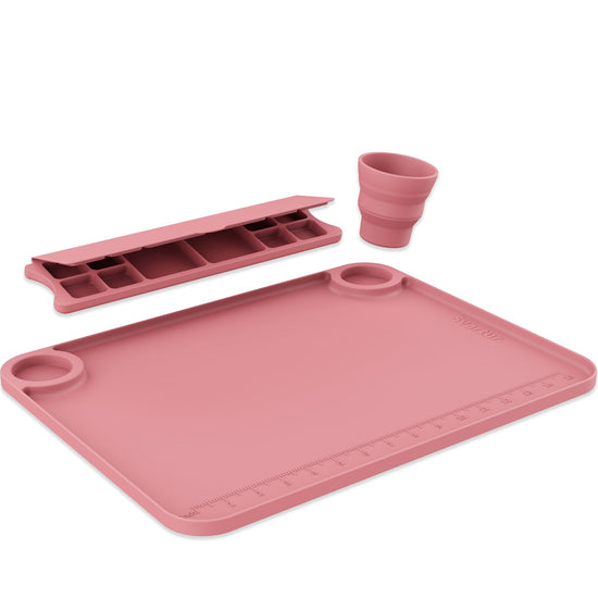 Svartur task tray with removable cup and palette