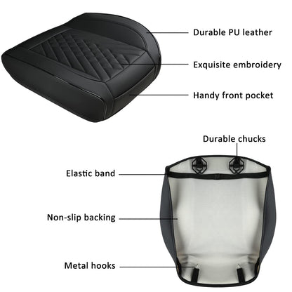 GIANT PANDA vehicle seat cover — Premium PU leather with anti-slip design