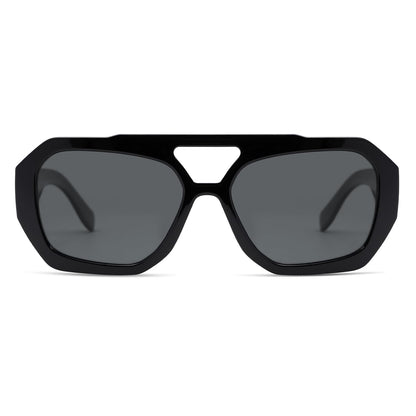 SOJOS sunglasses — Trendy aviator design with polarized lenses and double bridge