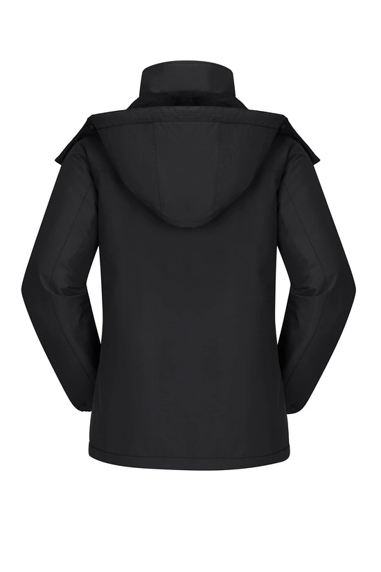 Camel Crown women's ski coat — warm fleece and waterproof design