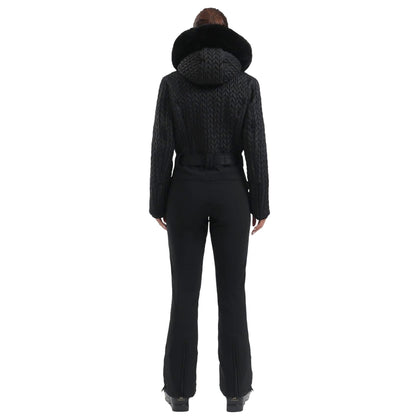 GSOU SNOW snowsuit — One piece waterproof design with faux fur details