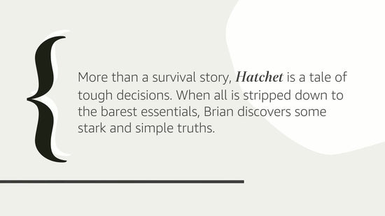 Hatchet — survival skills in the wilderness