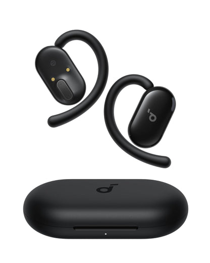 Soundcore V20i headphones — adjustable ear hooks for a snug fit and powerful sound