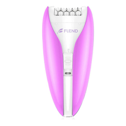 Silent Epilator for Women, 2-Speed Facial & Body Hair Remover, Smooth Glide Technology, for Face, Legs, Bikini & Arms