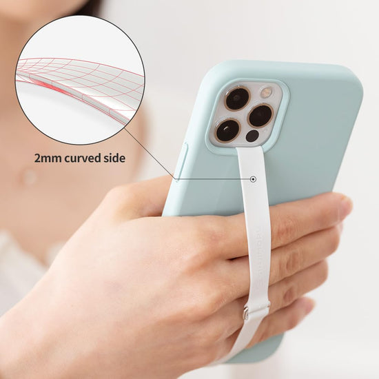 Cell phone grip — Sinjimoru C-shaped clip for easy handling and support