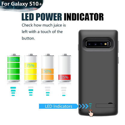 Sitong cellular phone case — 6000mAh rechargeable battery for Galaxy S10+ Plus