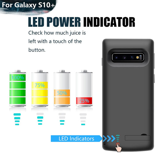Sitong cellular phone case — 6000mAh rechargeable battery for Galaxy S10+ Plus