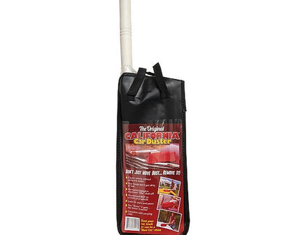 California Car Duster — Standard duster with plastic handle and microfiber cloths bundle