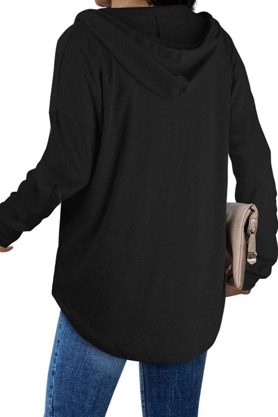 Bofell sweatshirt - Oversized pullover hoodie for women with long sleeves and loose fit