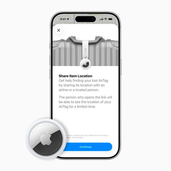 Apple AirTag — Tracker with one-tap setup and up to 1.5X precision finding range