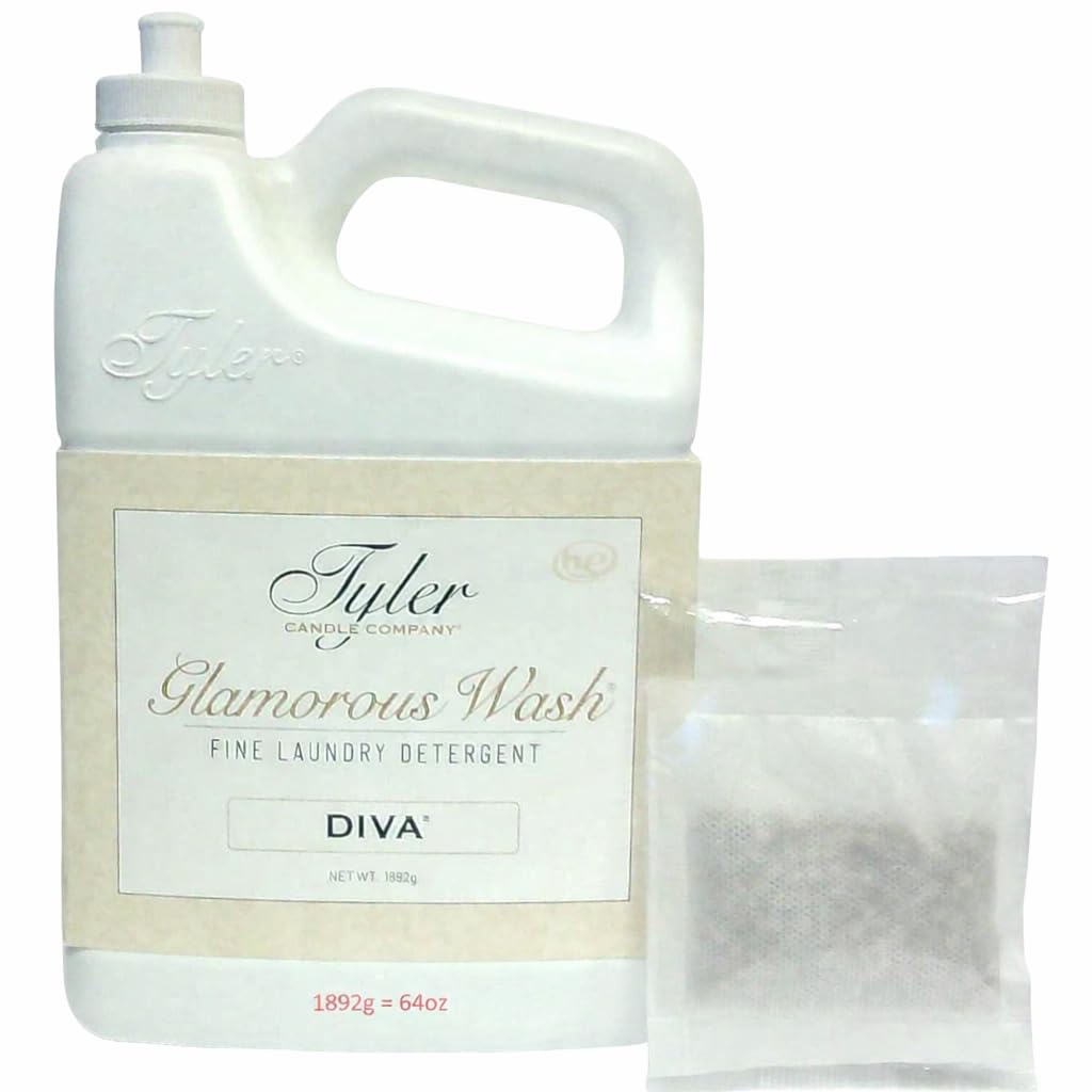 Tyler Glam Wash laundry detergent — Diva scent, 907g, HE safe