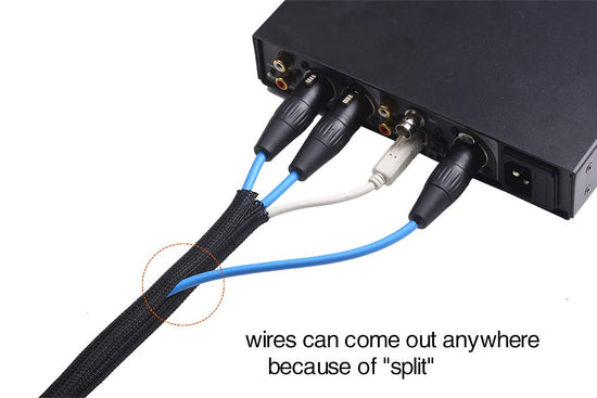 Cord management cover — Alex Tech cord protector for USB and audio video cables