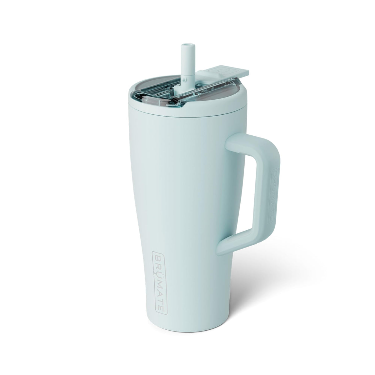 BrüMate Era tumbler — 40oz insulated design with flip down straw and leakproof base