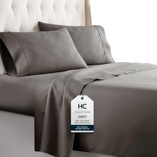 HC Collection bed linen set — 16 inch deep pockets for bedding sheets and pillowcases