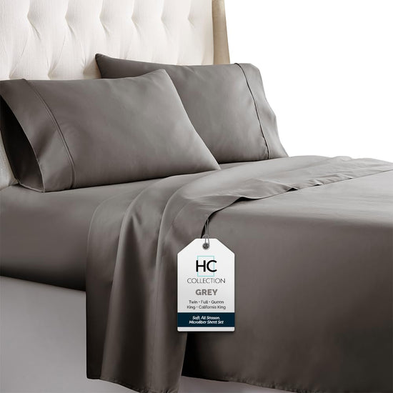 HC Collection bed linen set — 16 inch deep pockets for bedding sheets and pillowcases