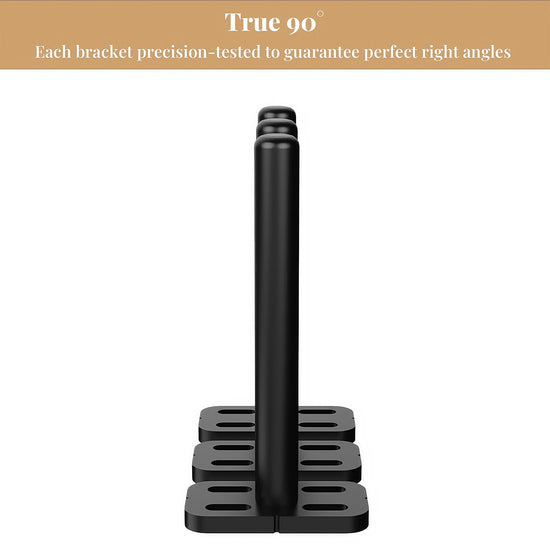 4pcs Wall Shelf Brackets Heavy Duty Floating Shelf Bracket Hidden,Invisible Black Shelving Brackets Decorative Floating Shelf Hardware Heavy Duty,Metal Shelf Support Bracket(4"-4pcs)