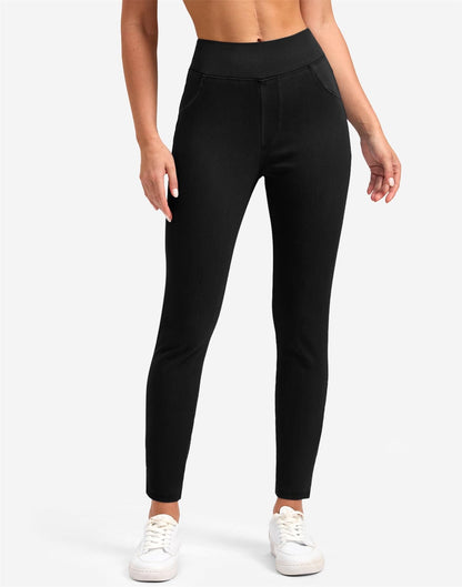 Rammus jeggings - High waisted stretchy denim pants with pockets