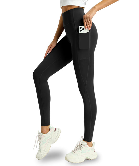 Mlenhor leggings with pockets for women - high waisted tummy control pantsMlenhor leggings - high waisted with pockets for women