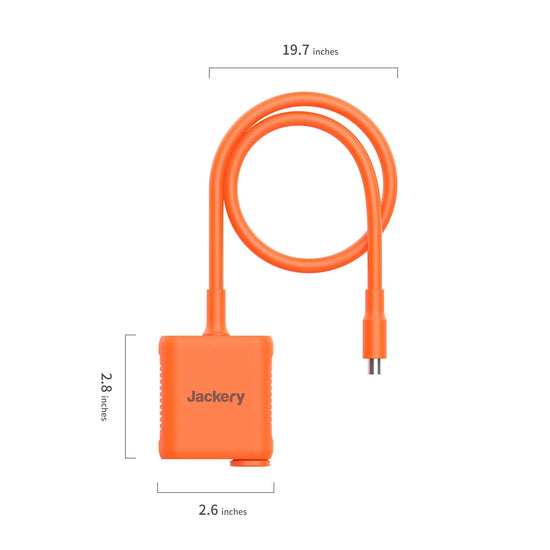 Jackery solar panel — connector for Explorer power station and SolarSaga 200W panel
