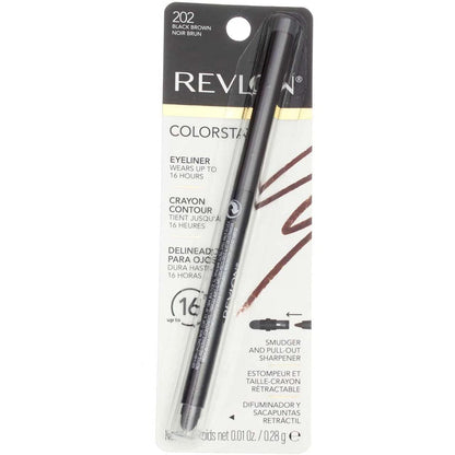 Revlon ColorStay eyeliner — with SoftFlex in black brown, pack of 2, 0.01 ounce each
