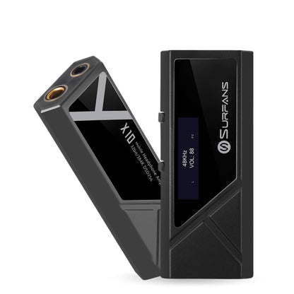 Surfans X10 headphone amplifier — portable DAC with balanced outputs and high power