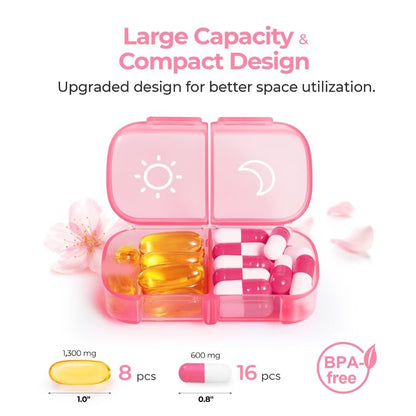 AUVON XL personal pill dispenser – 2 times a day