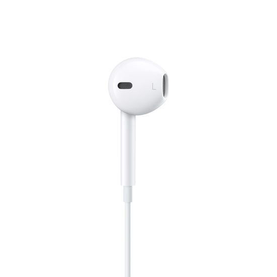 Apple EarPods headphones — wired design with USB-C plug and built-in remote control