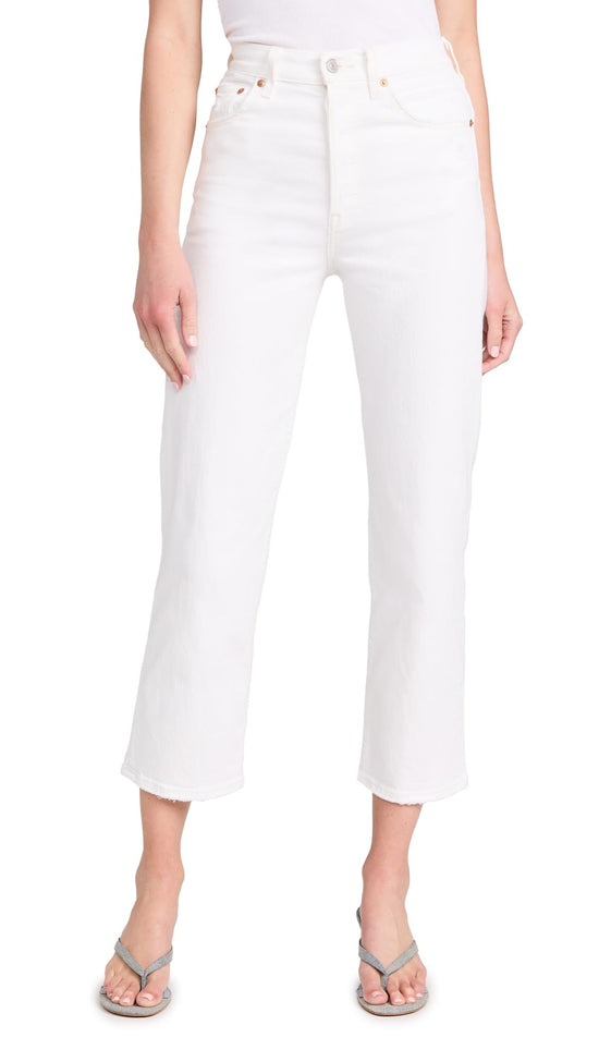 Levi's pants — Premium ribcage straight ankle style