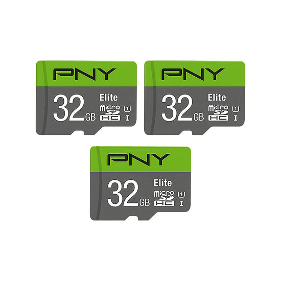 PNY Elite microSDHC flash memory card 5-pack - 100MB/s UHS-I speed