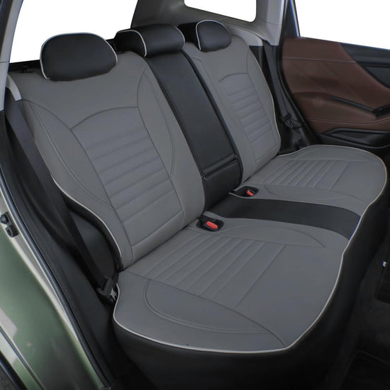 EKR vehicle seat cover — leather full set for KIA Sportage 2017-2022 in black/gray