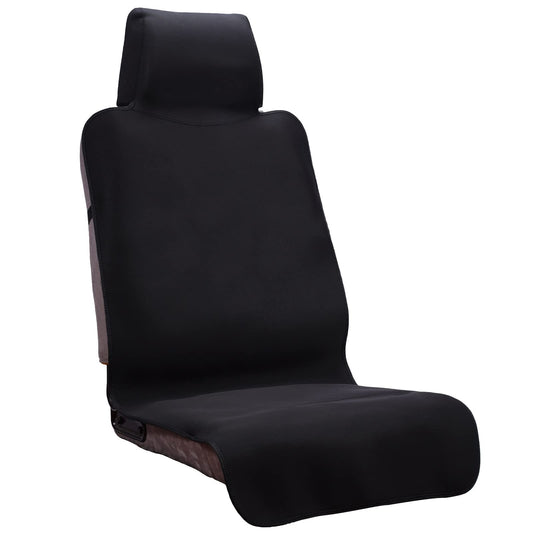 Vehicle seat cover — Waterproof and washable neoprene design in black, 1 piece