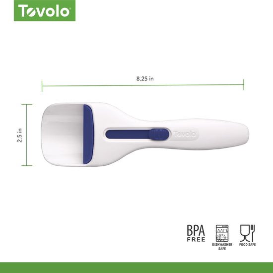 Tovolo food scoop — easy cupcake portioning tool