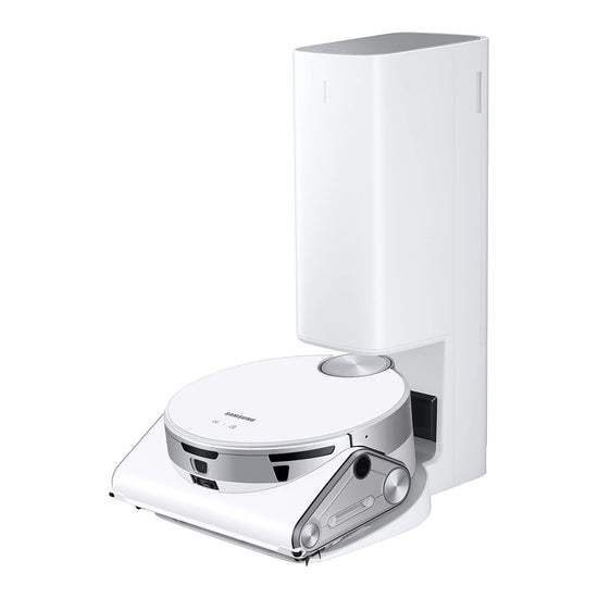 SAMSUNG robotic vacuum cleaner — AI with object recognition and clean station
