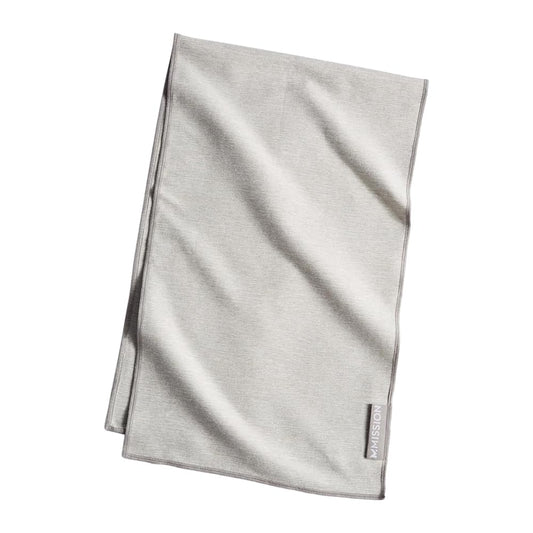 MISSION cooling towel — soft microfiber with UPF 50 protection and machine washable