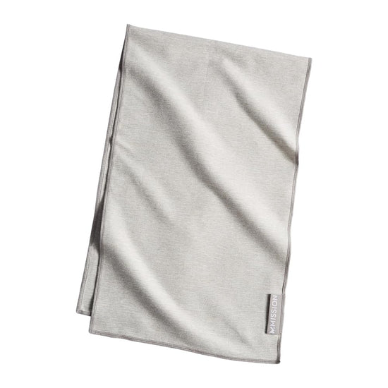 MISSION cooling towel — soft microfiber with UPF 50 protection and machine washable