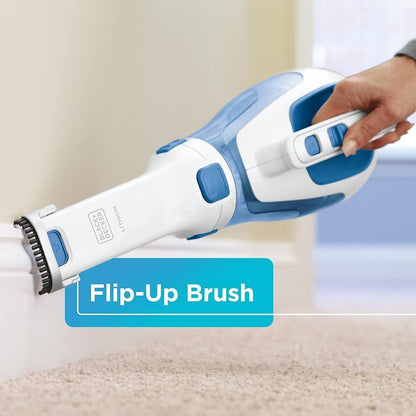 BLACK+DECKER dustbuster handheld vacuum — Cordless and portable 12V design with extendable nozzle