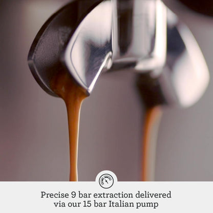 Breville Barista Pro — Espresso machine with built-in grinder and steam wand