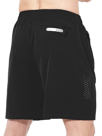 NORTHYARD men's athletic shorts — Quick dry with 3 zipper pockets