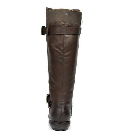 DREAM PAIRS knee high winter boots with faux fur lining