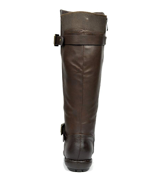 DREAM PAIRS knee high winter boots with faux fur lining