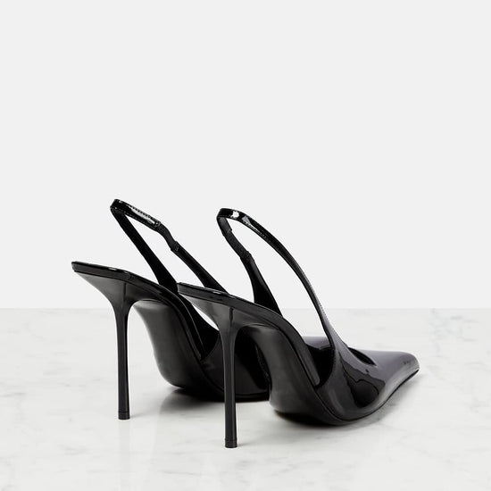 Slingback pumps — Pointed toe patent leather design by THESHY