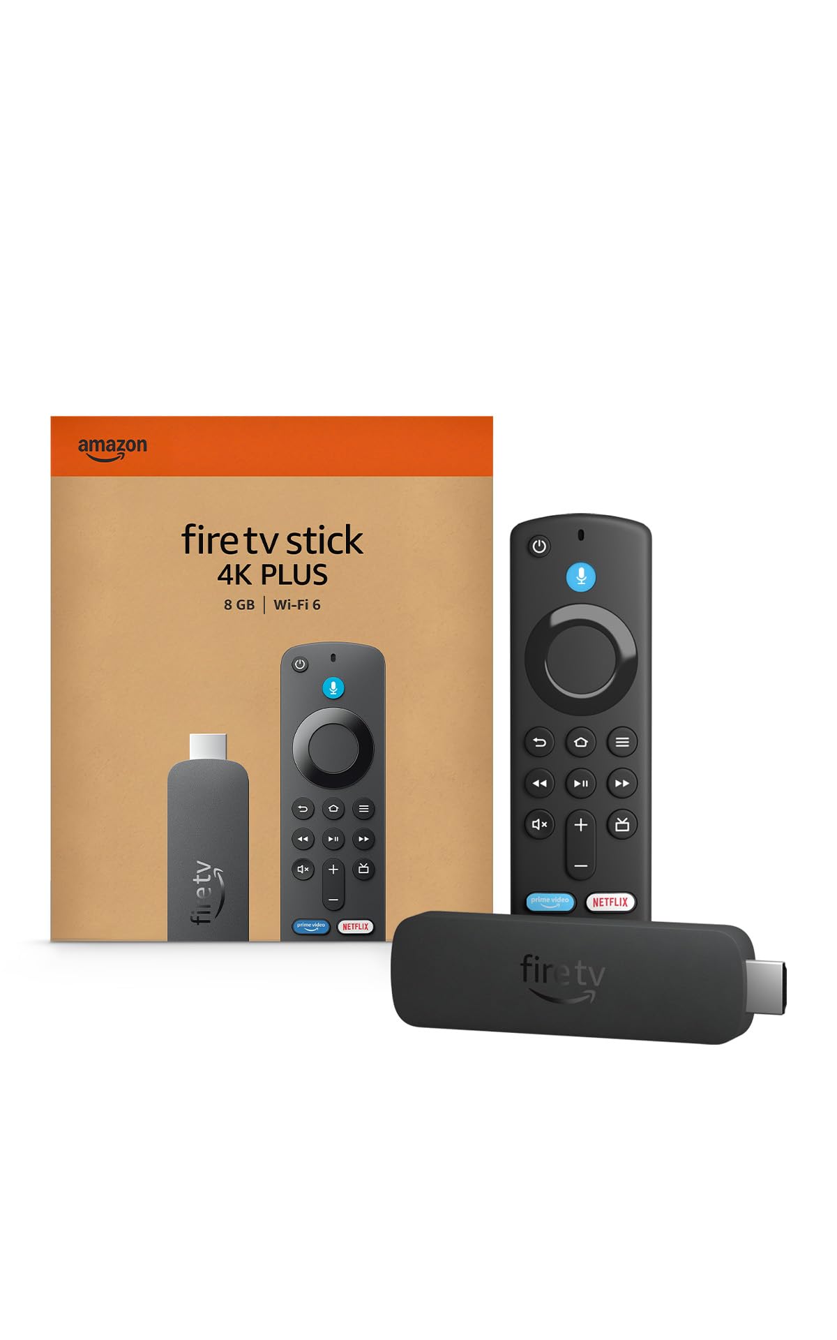 Amazon Fire TV Stick 4K Plus — AI-powered search and Wi-Fi 6 support