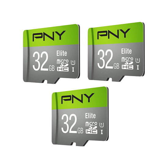 PNY Elite microSDHC flash memory card 5-pack - 100MB/s UHS-I speed