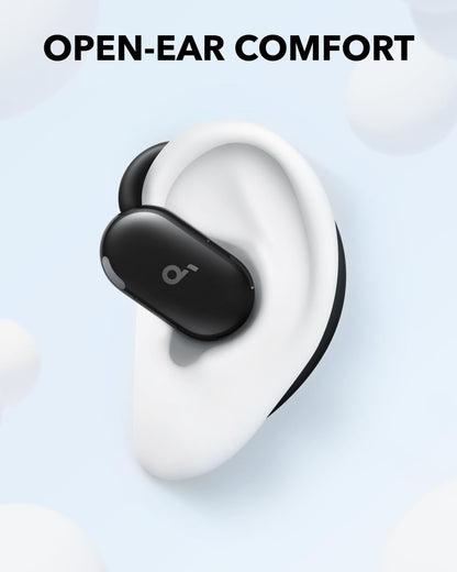 Soundcore V20i headphones — adjustable ear hooks for a snug fit and powerful sound