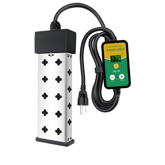 Immersion Water Heater with Controller, 1800W Portable Bucket Heater