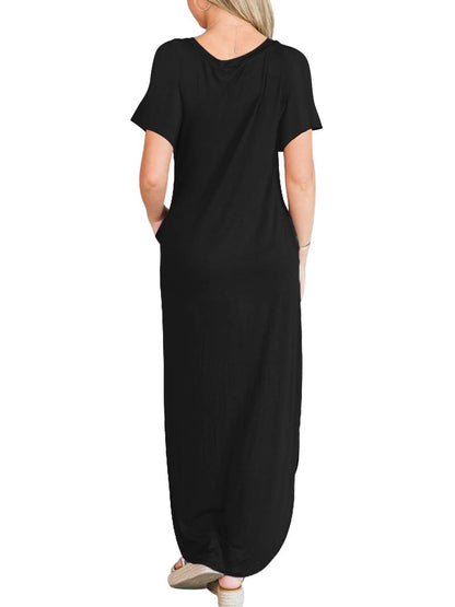ANRABESS summer maxi dress — casual loose t-shirt style for vacation and travel